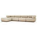 Verano Outdoor 4-Piece Sectional - Hayes Cream