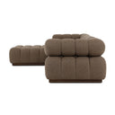 Verano Outdoor 4-Piece Sectional - Ellor Brown