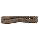 Verano Outdoor 5-Piece Sectional - Ellor Brown