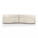 Aveline Outdoor 2-Piece Sectional - Curved Faye Sand