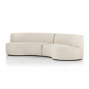 Celestia Outdoor 2-Piece Sectional - Curved Faye Sand