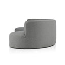 Aveline Outdoor 2-Piece Sectional - Curved Hayes Smoke