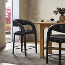 Verano Hawkins Bar Counter Stool - Bar Sonoma Black