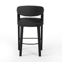 Verano Hawkins Bar Counter Stool - Bar Fiqa Boucle Charcoal