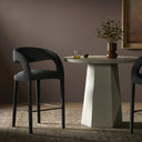 Verano Hawkins Bar Counter Stool - Bar Fiqa Boucle Charcoal