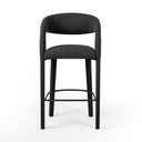 Verano Hawkins Bar Counter Stool - Bar Fiqa Boucle Charcoal