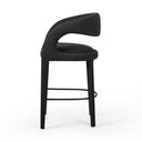 Verano Hawkins Bar Counter Stool - Bar Fiqa Boucle Charcoal