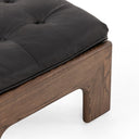 Aveline Halston Ottoman - Heirloom Black