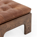 Aveline Halston Ottoman - Heirloom Sienna