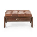 Aveline Halston Ottoman - Heirloom Sienna