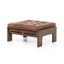 Aveline Halston Ottoman - Heirloom Sienna