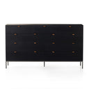 Verity Trey 9 Drawer Dresser - Black Wash Poplar