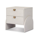 Verity Cressida Nightstand - Ivory Painted Linen