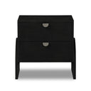 Verity Cressida Nightstand - Black Linen