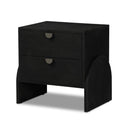 Verity Cressida Nightstand - Black Linen
