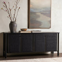 Solara Veta Sideboard - Black Cane