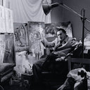 Luminous Artistry Salvador Dali In Studio I by Getty Images - 30X30
