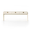 Verity Cressida Console Table - Ivory Painted Linen
