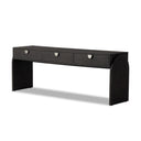Verity Cressida Console Table - Black Linen