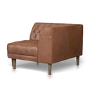 Verity Build Your Own Williams Sectional - Corner Piece Natural Washed Chocolate