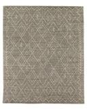 Luxe Living Nador Moroccan Hand Knotted Rug - 8X10 Grey