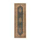 Luxe Samsa Hand Knotted Rug - 3X9 Samsa Navy