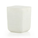 Verity Outdoor Square Drink Table - Matte White