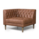 Verity Build Your Own Williams Sectional - Laf Piece Natural Washed Chocolate