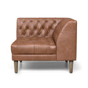 Verity Build Your Own Williams Sectional - Laf Piece Natural Washed Chocolate