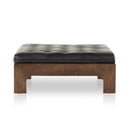 Verity Halston Cocktail Ottoman - Heirloom Black