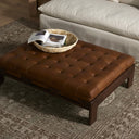 Verity Halston Cocktail Ottoman - Heirloom Sienna