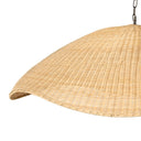 Chic Overscale Woven Rattan Pendant