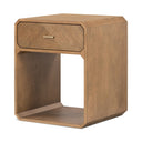 Opulent Caspian Nightstand - Natural Ash Veneer