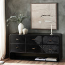 Aether Caspian 6 Drawer Dresser - Black Ash Veneer