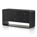 Aether Caspian 6 Drawer Dresser - Black Ash Veneer