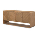 Vesper Caspian Sideboard - Natural Ash Veneer