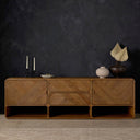 Orian Caspian Media Console - Natural Ash