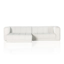 Luxe Tavi 2-Piece Sectional - Left Chaise Fiqa Boucle Natural