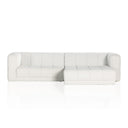 Luxe Tavi 2-Piece Sectional - Right Chaise Fiqa Boucle Natural