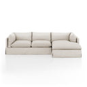 Habitat Slipcover 2-Piece Sectional - Right Chaise 115 Valley Nimbus