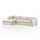 Habitat Slipcover 2-Piece Sectional - Left Chaise 133 Valley Nimbus