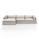 Habitat Slipcover 2-Piece Sectional - Left Chaise 133 Bennett Moon
