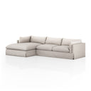 Habitat Slipcover 2-Piece Sectional - Left Chaise 133 Bennett Moon