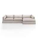 Habitat Slipcover 2-Piece Sectional - Right Chaise 133 Bennett Moon