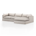 Habitat Slipcover 2-Piece Sectional - Right Chaise 133 Bennett Moon
