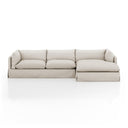 Habitat Slipcover 2-Piece Sectional - Right Chaise 133 Valley Nimbus