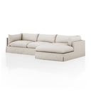 Habitat Slipcover 2-Piece Sectional - Right Chaise 133 Valley Nimbus