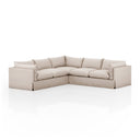 Aveline Habitat Slipcover 3-Piece Sectional - 111 Valley Nimbus