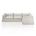 Aveline Habitat Slipcover 3-Piece Sectional - 122 Valley Nimbus