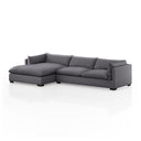 Solstice Westwood 2-Piece Sectional - 131 Left Chaise Bennett Charcoal